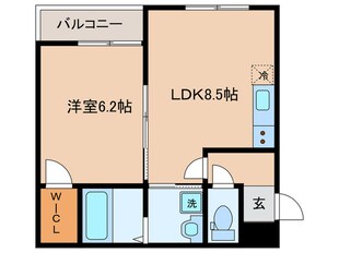 フレールⅠ番館の物件間取画像